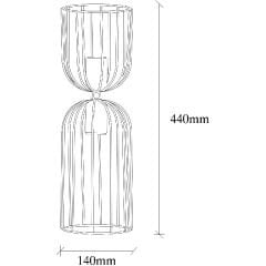 Aydinlatmadunyam Aplik Black Nezgep-Nuw-3231