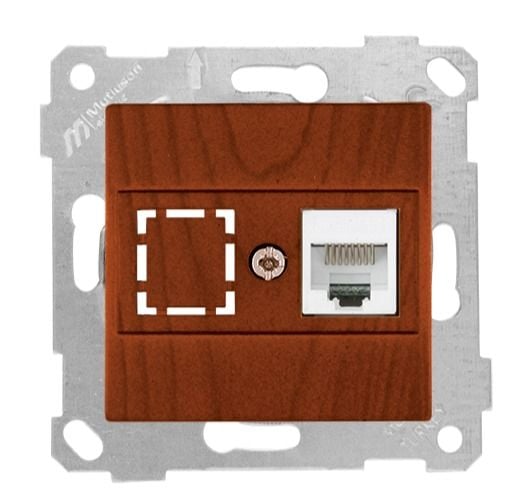 Mutlusan Rita Mek Tuş Data Prizi 1*Rj45  Cat5E  Kiraz - 2200 136 0156
