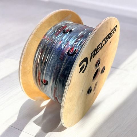 Reçber 2x0,75mm2 Yassi Kordon Kablo Siyah