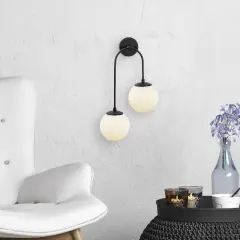 Aydinlatmadunyam Aplik BlackWhite Jewel-10575