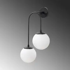 Aydinlatmadunyam Aplik BlackWhite Jewel-10575