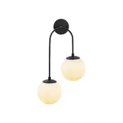 Aydinlatmadunyam Aplik BlackWhite Jewel-10575