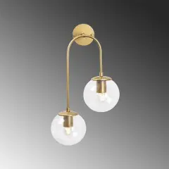 Aydinlatmadunyam Aplik Shiny Gold Jewel-10580