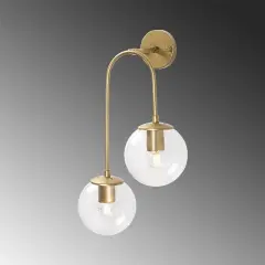 Aydinlatmadunyam Aplik Shiny Gold Jewel-10580