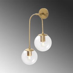 Aydinlatmadunyam Aplik Shiny Gold Jewel-10580