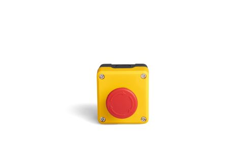 Emas Sarı-Siyah Pl.Kutu 40 Mm Emniyet Acil Stop - P1EC304E40