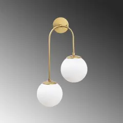 Aydinlatmadunyam Aplik Shiny Gold Jewel-10585