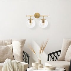 Aydinlatmadunyam Aplik Shiny Gold Roe-10730