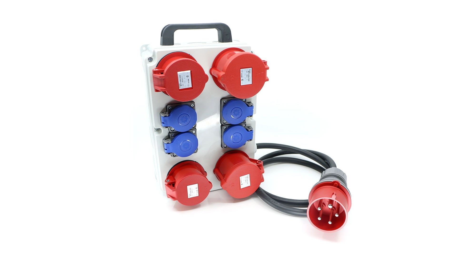 Bemis  5/32A 2 ADET 5/16A  2 ADET 1/16A   4 ADET İ KULPLU 5/32A FİŞLİ POWERBOX IP44 BKP38229-2647