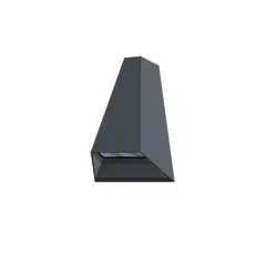 Ct-7063 Cata Sıva Üstü Dış Mekan Malta Günışığı Led Aplik Siyah Kasa