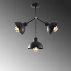 Aydinlatmadunyam Avize Black Dram-Nua-1111
