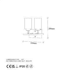 Aydinlatmadunyam Aplik Gold Yensuk-13123