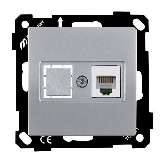 Mutlusan Ep Telefon Prizi 1*Rj12 Gümüş - 2270 125 0192