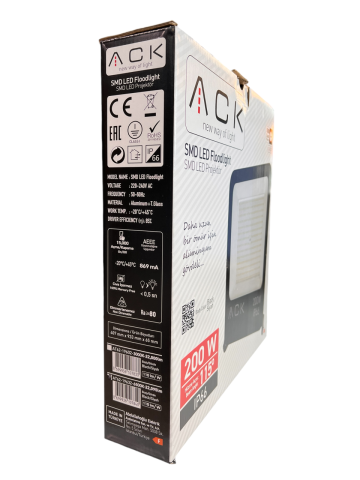 ACK 200W Dob Smd Led Projektör 6500K AT62-19632
