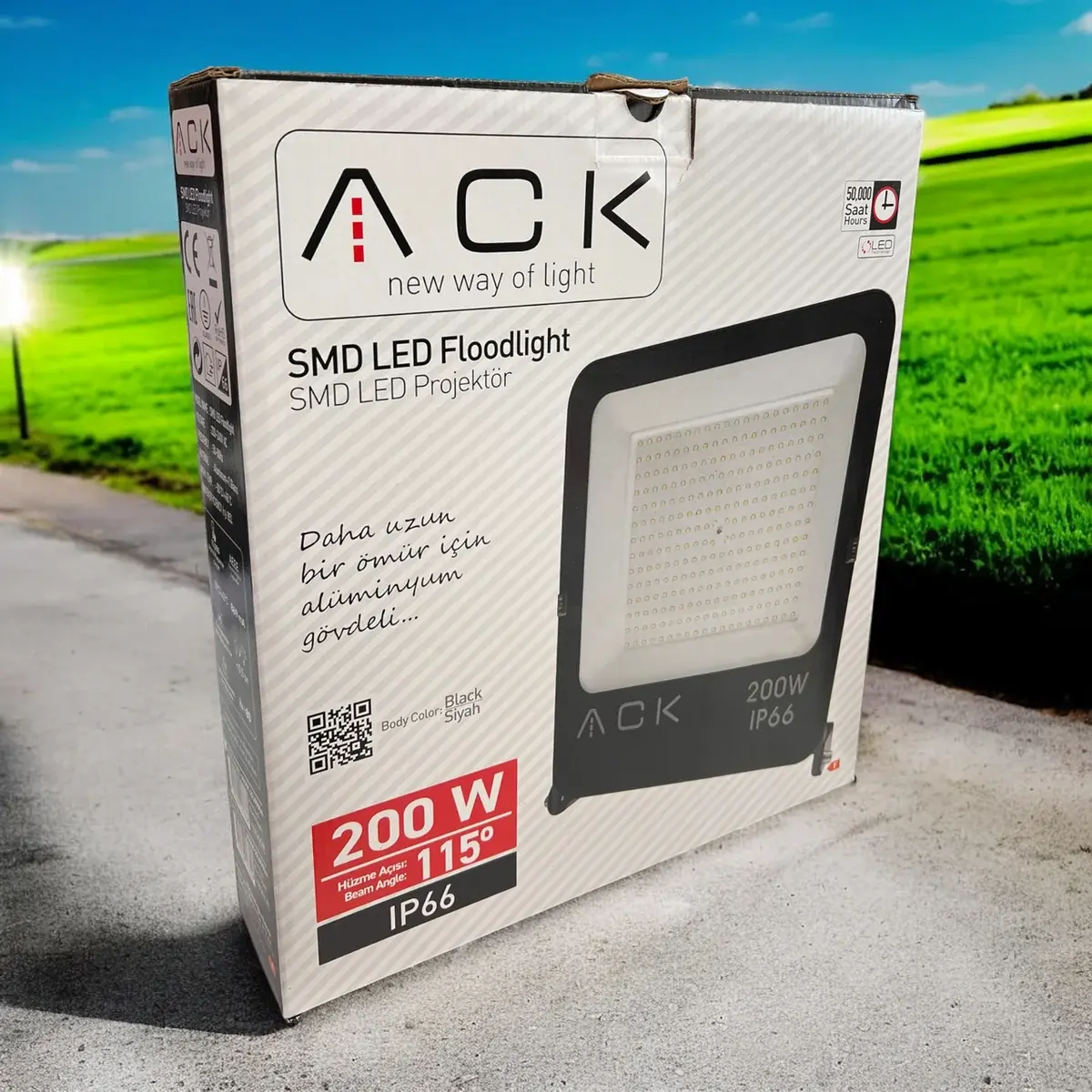 ACK 200W Dob Smd Led Projektör 6500K AT62-19632 en uygun fiyatlı satıcı