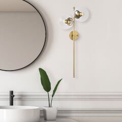 Aydinlatmadunyam Aplik Shiny Gold Fazli-10405