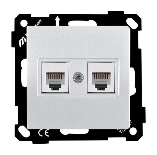 Mutlusan Ep Telefon Prizi 2*Rj12 Beyaz - 2270 126 0101