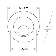 Cata 1w Hareketli Power Led Yıldız Spot CT-5268 Beyaz Işık