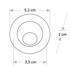Cata 1w Hareketli Power Led Yıldız Spot CT-5268 Beyaz Işık