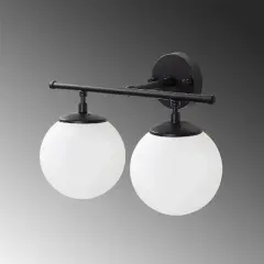 Aydinlatmadunyam Aplik BlackCream Roe-10745