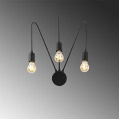 Aydinlatmadunyam Aplik Black Kunduz-Nuw-3275