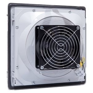 Çetinkaya Pano  260x260 120x120x38 24V DC 132M3/H Kapasiteli Fanli Menfez V01 260 007