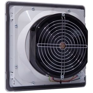 Çetinkaya Pano  260x260 172x150x51 24V DC 288M3/H Kapasiteli Fanli Menfez V01 260 008