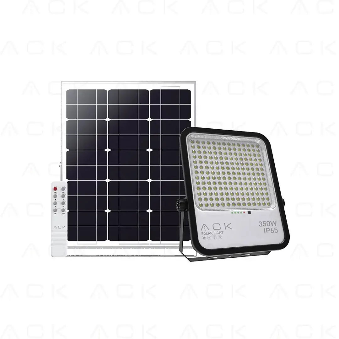 ACK 350W Lensli Solar Led Projektör 6500K Ip65 AT65-19832