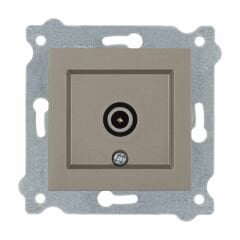 Exen Titanyum Modül+Kapak  Tv Priz Ekranli Geçisli