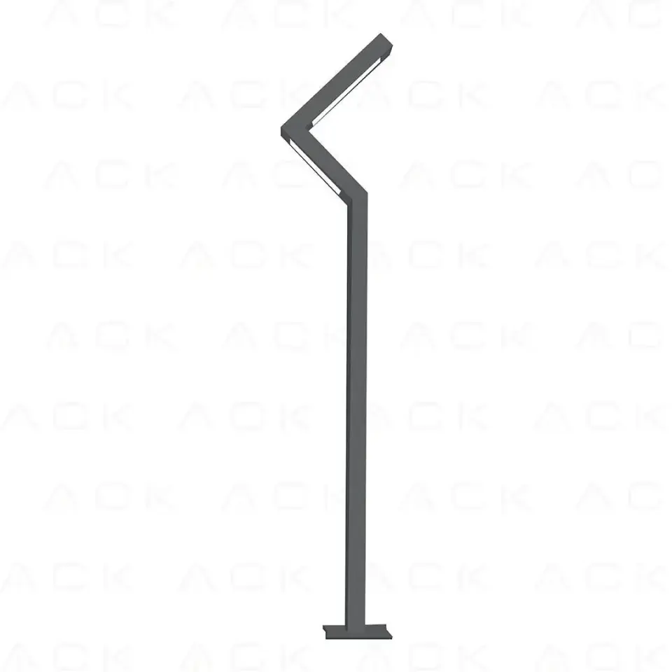 ACK 2X30W Led Alsa 3000K 2500Mm Bahçe Direk Armatürü AG43-08501
