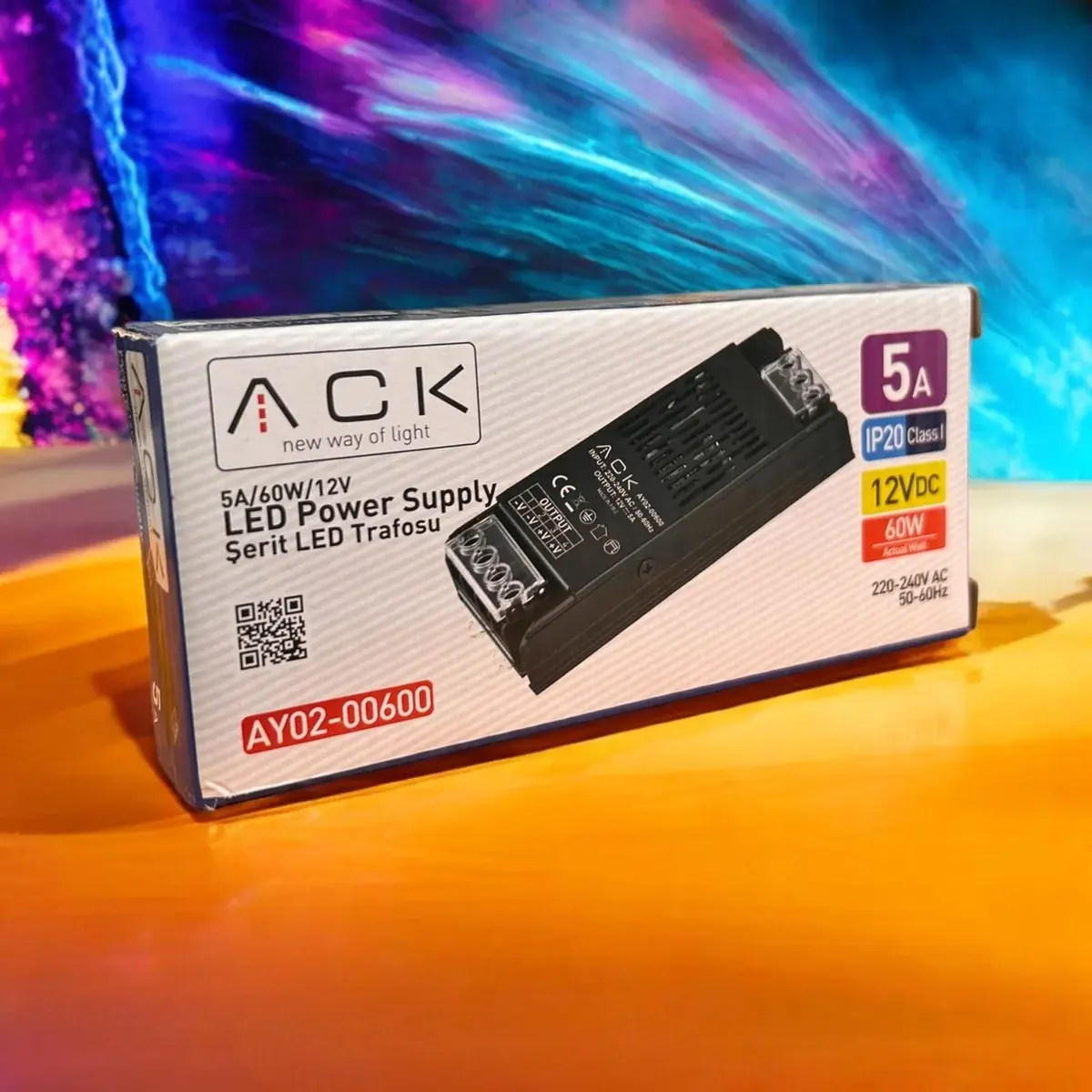 ACK AY02-00600 60W 5 Amper İnce Tip Led Trafosu en uygun fiyatlı satıcı