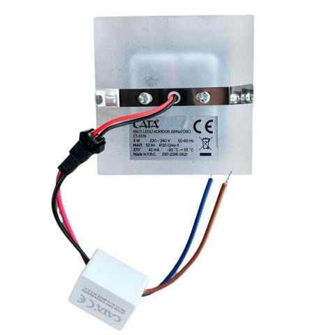 Cata 3 W Koridor Led Aydınlatma CT-5176 Günışığı