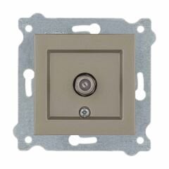 Exen Titanyum Modül+Kapak  Uydu Prizi (F Konnektör)