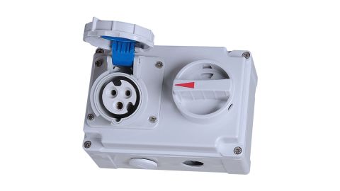 Bemis  3/16A. Düz Duvar Priz IP67 BC1-1403-7560