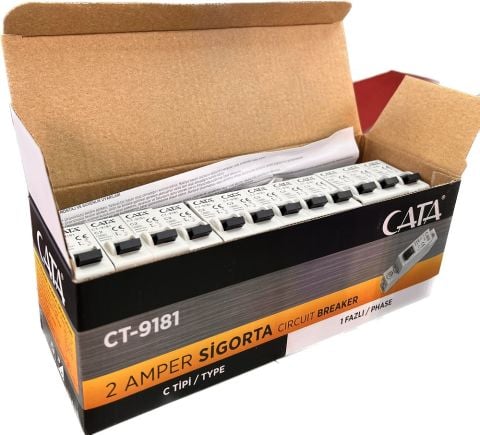 Cata C1x2 Amper WOtomat Sigorta Ct-9181
