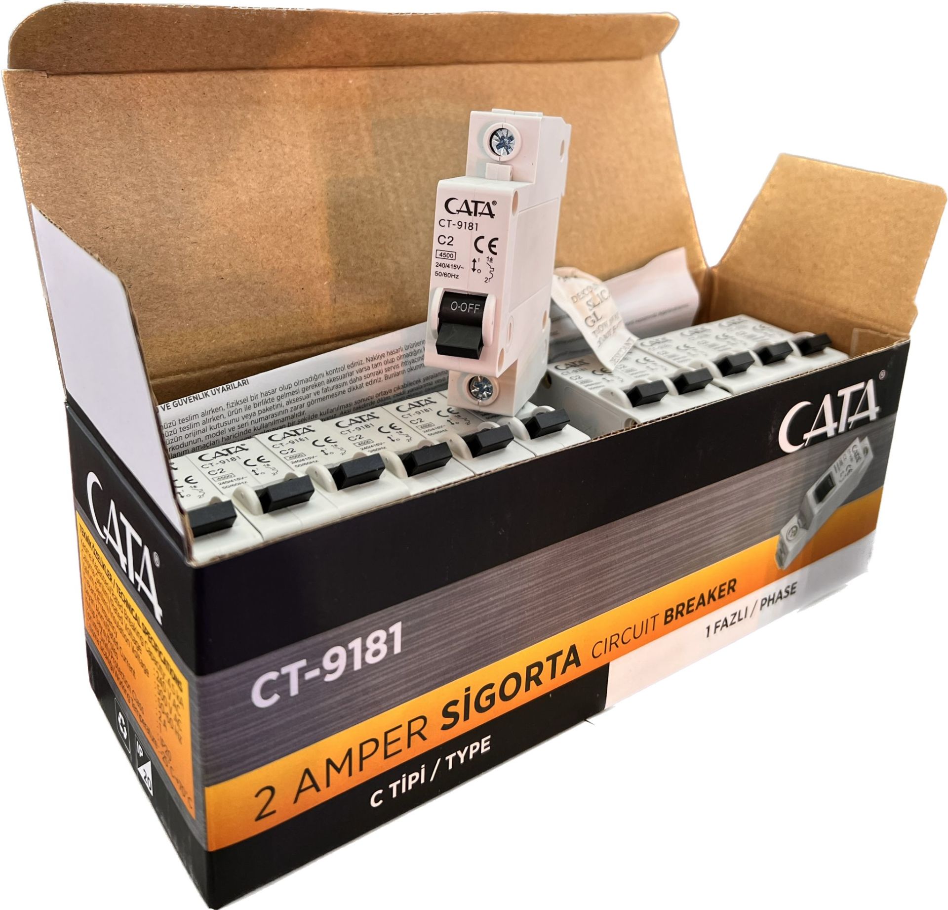 Cata C1x2 Amper WOtomat Sigorta Ct-9181