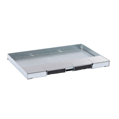 Legrand  Gömme tipi döşeme altı buat için kapak, metal, paslanmaz çelik, 8 veya 12 modül LEG-088103