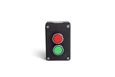 Emas Gri-Siyah Pl.Kutu İkili Start/Stop Kırmızı-Yeşil - P2AB