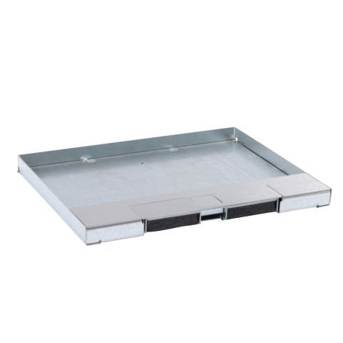 Legrand  Gömme tipi döşeme altı buat için kapak, metal, paslanmaz çelik, 12 veya 18 modül LEG-088104