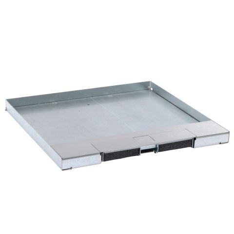 Legrand  Gömme tipi döşeme altı buat için kapak, metal, paslanmaz çelik, 16 veya 24 modül LEG-088105