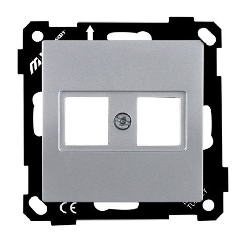 Mutlusan Ep Data Prizi 2*Rj45  Kon.Süz  Gümüş - 2270 137 0192