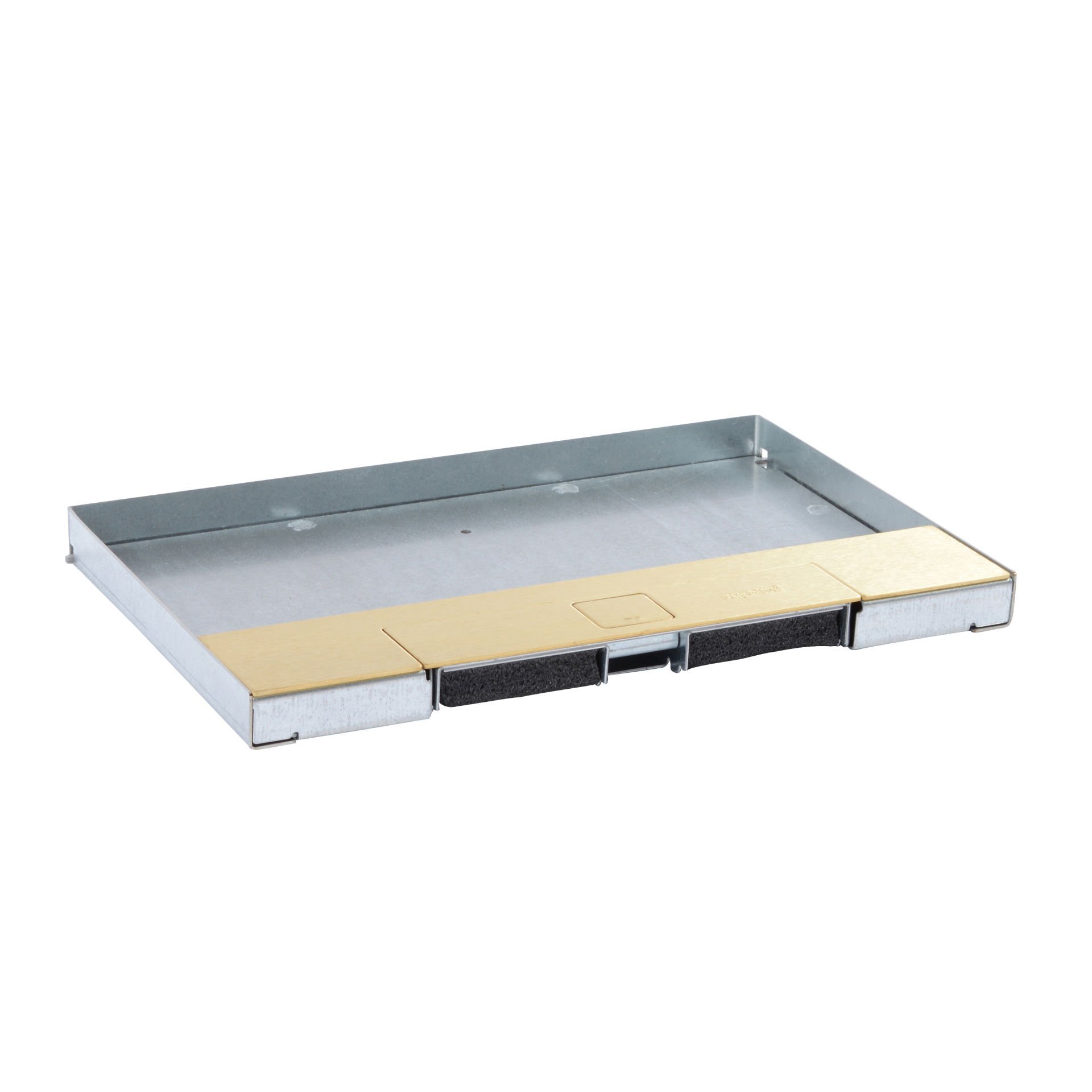 Legrand  Gömme tipi döşeme altı buat için kapak, metal, pirinç, 8 veya 12 modül LEG-088106