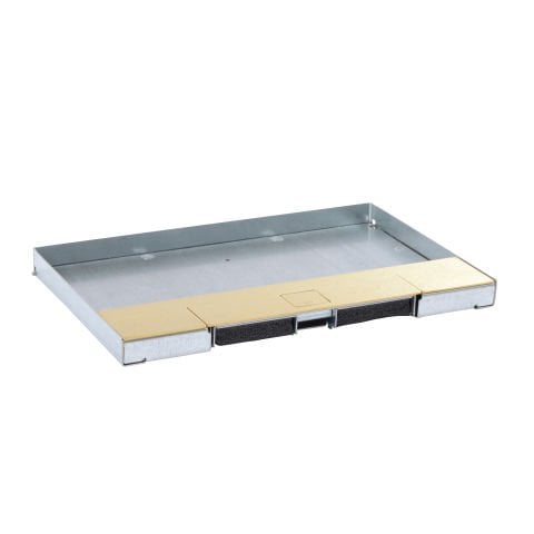 Legrand  Gömme tipi döşeme altı buat için kapak, metal, pirinç, 8 veya 12 modül LEG-088106