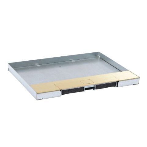 Legrand  Gömme tipi döşeme altı buat için kapak, metal, pirinç, 12 veya 18 modül LEG-088107