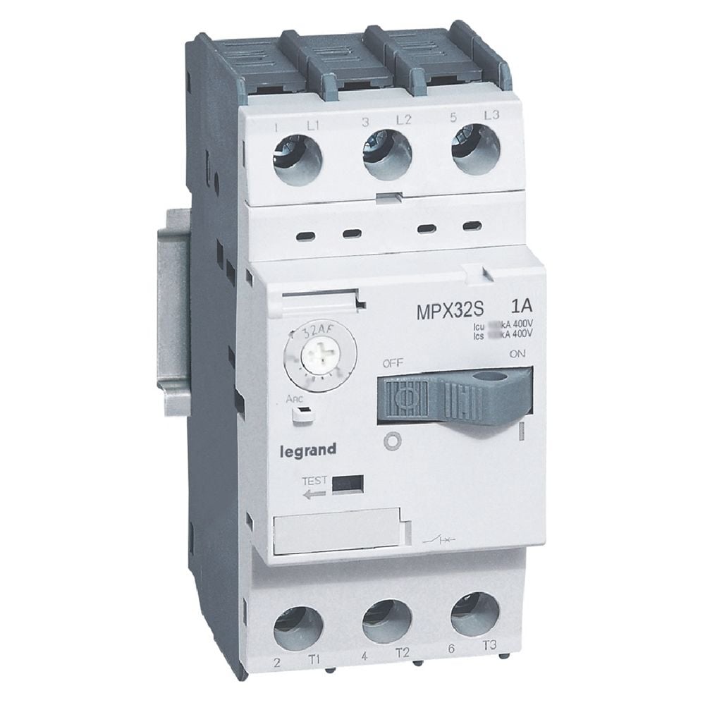 Legrand  MPX³ 32S basmalı tip motor koruma şalteri 0.63 - 1A LEG-417304