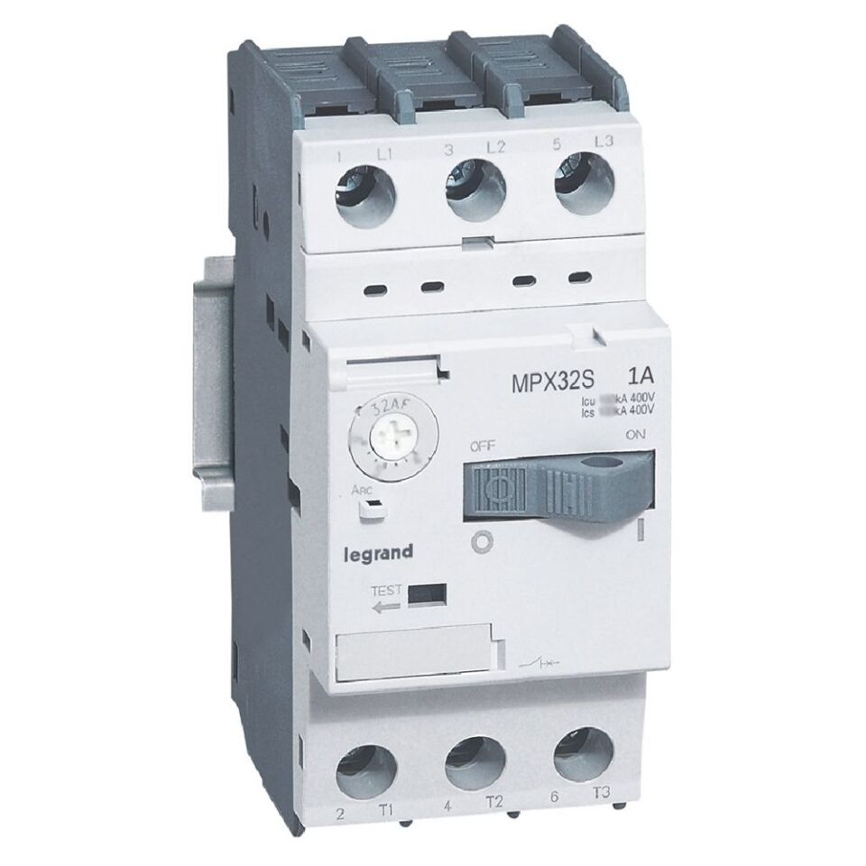 Legrand  MPX³ 32S basmalı tip motor koruma şalteri 0.63 - 1A LEG-417304