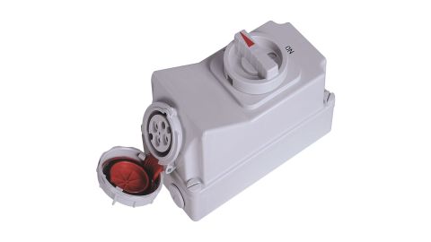 Bemis  4/32A. 90° Eğik Duvar Priz IP67 BC1-3504-7540