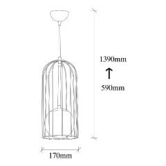Aydinlatmadunyam Sarkit BlackFume Tweety-Nus-2912