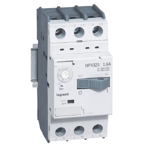 Legrand  MPX³ 32S basmalı tip motor koruma şalteri 1 - 1.6A LEG-417305