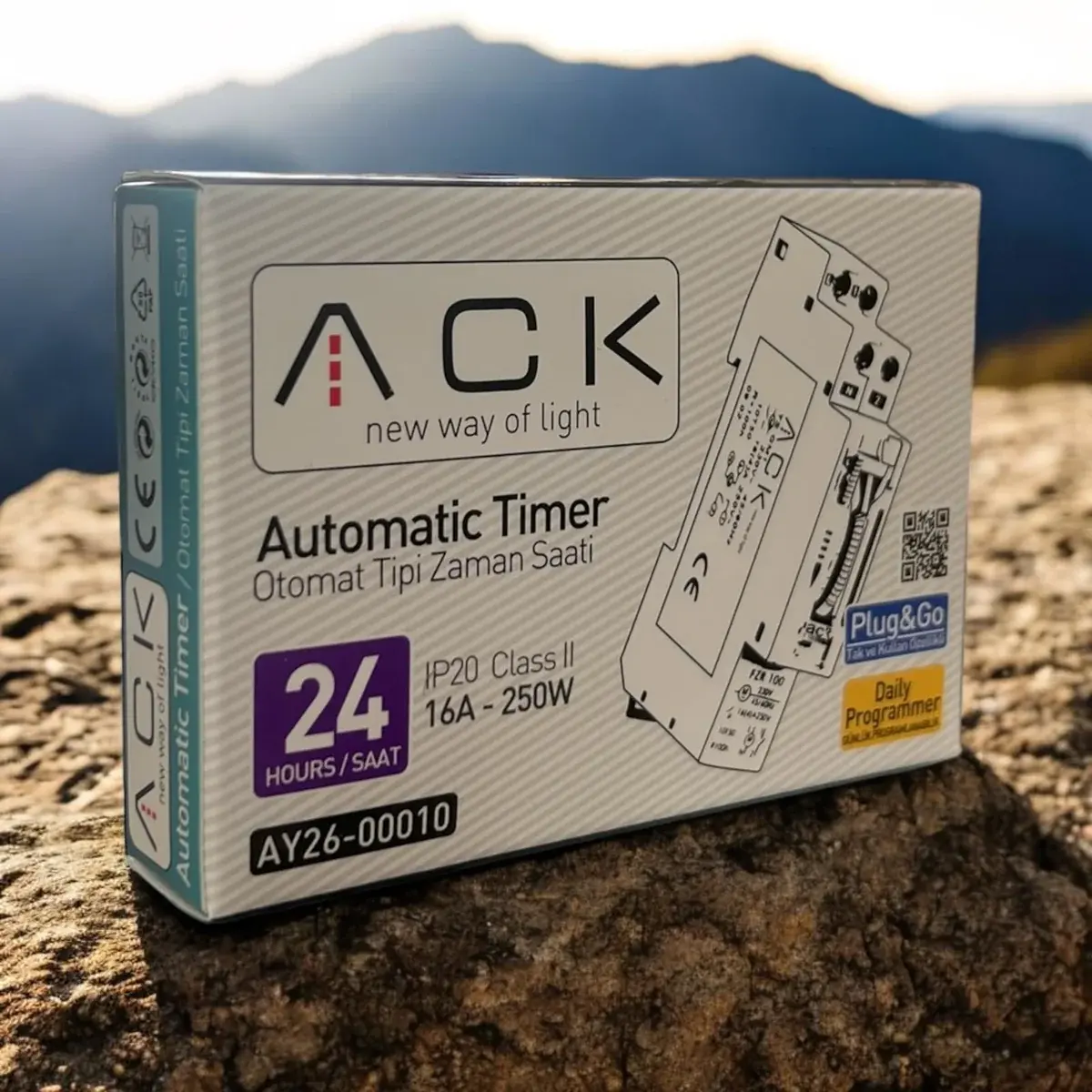 ACK AY26-00010 Rezervli W Otomat Tipi Mekanik Zaman Saati en uygun fiyatlı satıcı